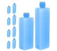 Balacoo Lot de 10 Blocs Réfrigérants Rigides pour Climatiseur Rafraîchisseur D’air, Petit et Mini, Pack de Glace Dur pour Conservation Alimentaire et Expédition, Pochette de