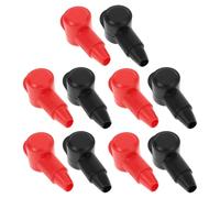 Balacoo Lot de 10 Couvercles de Terminal Carré en Pvc pour Protection des Bornes de Batterie, Isolant et Prolongeant la Durée de Vie, pour Maisons et Lieux Publics