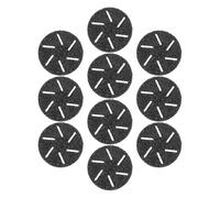 Balacoo Lot de 10 Têtes Abrasives en Abs pour Râpe Pied Électrique, Accessoire Pédicure à Domicile, pour Retirer Peaux Morts et Callosités