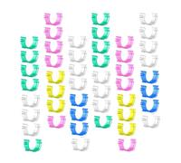 Balacoo Lot de 100 Pinces Porte Canette en Plastique pour Couture, Clips à Bobines Antidérapants, Accessoires Vie Quotidienne Table de Couture Couleur Aléatoire