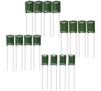 Balacoo Lot de 16 Condensateurs de Tonalité pour Guitares Basses et Électriques, Valeurs 0.047Μf, 0.022Μf, 0.033Μf, 0.068Μf, Accessoires de Remplacement pour Amplificateurs et