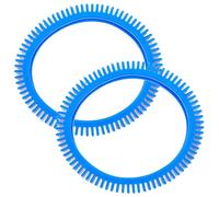 Balacoo Lot de 2 Pneus Arrière en PVC Résistant pour Nettoyeur de Piscine Automatique Accessoires Tout Usage Compatible Aspirateur Balai Piscine Pièces de Rechange Solide