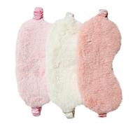Balacoo Lot de 3 Cache-yeux Décoratifs en Chinlon, Masque de Nuit Léger et Confortable pour Dormir et Voyager, Design Ajusté pour Soulager le Stress Couleur Aléatoire