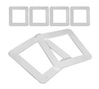 Balacoo Lot de 6 Protections en Silicone Blanc pour Interrupteurs, Installation Facile, Couvre Plaques Abîmées, pour Chambres et Zones à Fort Passage