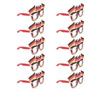 Balacoo Lunettes de Football Coupe du Monde 2026 en Pp et Feutre, Confortables et Réutilisables, Design Drapeau Patriotique pour Supporters Lors de Tournois de Football
