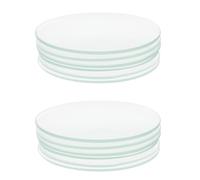 Balacoo Lunettes de Montre en Verre Outil D'enseignement Solide en Verrerie Chimie Lot de 10 pour Laboratoire Scolaire pour Travaux de Labo