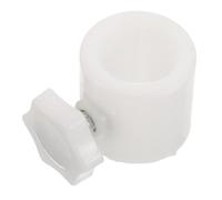 Balacoo Manchon pour mât de Parasol d'extérieur, Remplacement du Manchon du mât de Parasol de terrasse, avec vis de réglage, Plastique Blanc, Large compatibilité, pour Parasol de Jardin