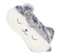 Balacoo Masque de Sommeil Yeux en Peluche Confortable et Doux, Cache-œil Animal Mignon, pour Dormir en Avion ou Tout Endroit Lumineux