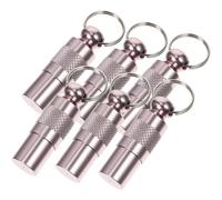 Balacoo Médailles D'identification pour Mettre Nom et Adresse Autour Cou Lot de 6 pour Chien et Chat Résistantes Corrosion et Rouille en Aluminium Léger