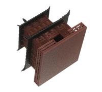 Balacoo Modèle Ancien Chinois de Bâtiment, Décor Miniature D’Aquarium | Plastique à Finition Lisse, Style Zen Traditionnel, pour Terrariums, Jardins Zen et Petites Surfaces