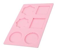 Balacoo Moule pour Tampon de Scellage la Cire Rose Rectangulaire en Silicone Fabrication Précise, pour Cartes de Vœux et Papeterie
