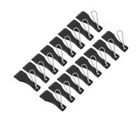 Balacoo Outil à Gratter en Plastique Noir 20 Pièces, Grattoir de Billet de Loto Portable, Porte-clés Pratique pour Jeux de Loterie, Outil de Grattage Précis et Solide pour Tickets