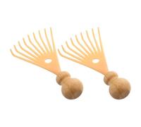 Balacoo Outil Massage Tête Manuel 2pcs en Bambou et Pp, Résistant la Casse, pour Soulagement Instantané des Démangeaisons et Usage Quotidien Voyage