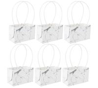 Balacoo Paquet à Fleurs Imperméables en Papier Kraft 6pcs, Résistant à L'usure, pour Jardinières et Fleurs Artificielles, pour Décorer Votre Balcon ou Fenêtre Couleur Aléatoire