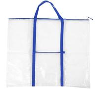 Balacoo Paquet à Main Bleu Paquet de Rangement pour Planches à Dessin et Affiches en Plastique avec Poignées Design Simple et Pratique pour Transporter Œuvres d'art