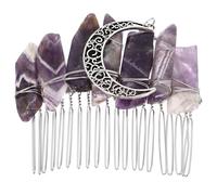 Balacoo Peigne à Cheveux Unique et Chic en Cristal Pourpre Élégant et Délicat Accessoire pour Cheveux Femme pour Anniversaires et Danses