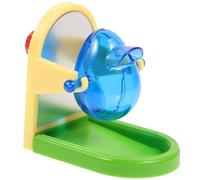 Balacoo Perroquet en Métal et Plastique 1pc pour Exercice et Alimentation, Éducatif Anti-Fuite de Nourriture Simple pour Oiseaux et Perruches Couleur Aléatoire