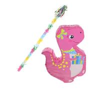 Balacoo Pinata Dinosaure Suspendue pour Fête Anniversaire Décoration avec à Franges Jeu pour Garçon Fille et Adultes Accessoire de Fête Original