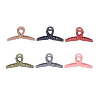 Balacoo Pince à griffes 6 pièces pince à cheveux antidérapante grandes barrette à cheveux pour dames maintien des cheveux en place au bureau