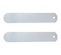 Balacoo Planches à Chaussettes Droites en Aluminium Lot de 2, Gabarits pour Chaussettes de Sublimation avec Design à Trou, pour Transfert par Presse à Chaud