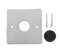 Balacoo Plaque de Sortie en Acier Inoxydable 86Mm, Cache-Prises Murales et Plafonds Métalliques, Obturateur pour Boîtier Encastré, Protection Électrique pour Intérieur Moderne