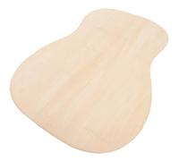 Balacoo Plaque de Tête de Guitare Accessoire de Luthier en Bois Massif Forme Gourde à Monter Soi-même pour Guitare et Guitare Folk