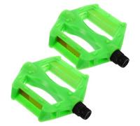 Balacoo Plastique et Fer Pédales de Vélo Rouge Garçon et Filles, pour VTT | Usage Polyvalent, Installation Facile, Confort de Conduite, pour Garçon et Filles, Vélos de Montagne, Parcs et Rues