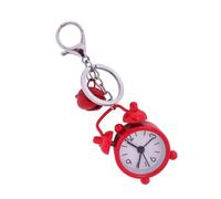 Balacoo Porte-clés Design Fonctionnel en Alliage Mini Rouge Réveil Créatif pour Paquet ou Usage Domestique, pour Étudiants et Usage Quotidien