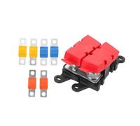 Balacoo Porte Fusibles Automobile à Boulonner avec Couvercle Boîtier Mini Fusibles Résistant Haute Température et Vibrations pour Voitures Camions et Bateaux Installation Facile et