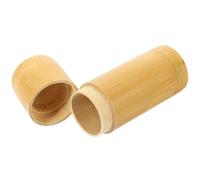 Balacoo Pot en Bambou Vert pour Allumettes, Conteneur Pratique et Chic pour Bureau ou Maison, Support de Rangement Multifonctionnel sur Table