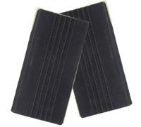 Balacoo Protection Antidérapante Accessoire Robuste et Confortable en Caoutchouc Lot de 1 Paire pour Cercle de Tambour Noir pour Batterie, pour Batteurs Passionnés