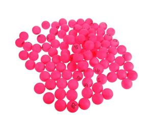 Balacoo Raffle Game Balls 1-100 Numbered, 100 Plastic Spherical Bingo Balls with Clear Digits for Family Gatherings and Business Events