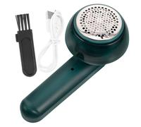 Balacoo Rasoir Électrique Rechargeable USB Vert Éliminateur de Bouloches pour Vêtements et Tissus Outil Portable Pratique pour Enlever Peluches Poils et Pilling sur Pulls et