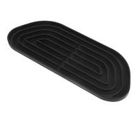 Balacoo Récupérateur de Gouttes Noir et Simple à Installer en Silicone Facile à Couper Protège Éclaboussures Cuisine pour Bac à Eau de Réfrigérateur