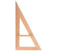 Balacoo Règles de Mesure pour Enseignants en Bois, Grosse Équerre Triangulaire 20.47in, Outil Pédagogique pour Démonstration Géométrique et Cours de Dessin, Réutilisable,