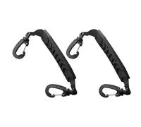 Balacoo Sangles de Transport Pliables et Solides pour Chaussures de Ski en Nylon et Plastique, Lot de 2, Accessoire Pratique pour Porter Vos Patins à roulettes Facilement