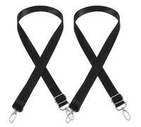 Balacoo Sangles Élastiques Multifonctionnelles et Faciles à Utiliser Couverture de Cheval pour 2pcs Sangles de Jambe Réglables en Nylon Noir et pour Compétition Élevage