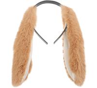 Balacoo Serrage-tête Charmant en Peluche Oreilles de Lapin Confortable et Élégant, Accessoire de Déguisement Ne Tombe Pas Facilement pour Fête ou Photo Prop