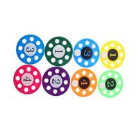 Balacoo Set de Jouets de Plongée pour Piscine PP Disques Numérotés pour Entraînement Aquatique des Garçon Fille Jouets été pour Jeux sous Marins