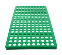 Balacoo Tapis de Sol pour Cage à Lapin, Plaque de Base en Plastique Noir | Trous Circulaires 1,6cm, Réduit les Odeurs et Évite le Blocage des Griffes, pour Lapin
