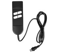 Balacoo Télécommande Électrique 4 Boutons pour Fauteuil Releveur 5 Broches | ABS Noir, Prise Droite et Long Câble, Usage Gauche ou Droit, pour Réparation et Réglage