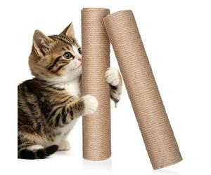 Balacoo Tronc de Rechange en Sisal et Abs, Lot de 2 Poteaux à Griffer pour Chat Intérieur, Remplacement du Griffoir pour Exercice et Griffes Saines