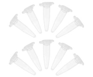 Balacoo Tubes à Essai Plastique 0,5 Ml pour Centrifugation Précise 1000 avec Bouchon à Pression, Microtubes Fiables pour Laboratoire Scientifique