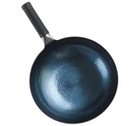 Balacoo Wok en Fonte Fer Forgé avec Surface Lisse et Conduction Thermique Uniforme pour Cuisinière Électrique, pour Restaurants Occidentaux Cuisine Traditionnelle