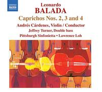 Leonardo Balada – Caprichos Nos. 2, 3 et 4 – CD – NAXOS