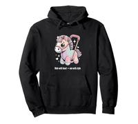 Balade de Poney Kawaii avec cœur Gagnant avec Style Sweat à Capuche