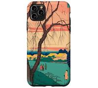Balade du Soir À Edo Paysage Ukiyo-e Sérénité Art Japonais Coque pour iPhone 11 Pro Max