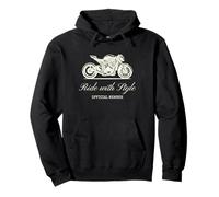 Balade en Moto Vintage avec Style Sweat à Capuche