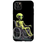 Balade intergalactique avec cet extraterrestre hilarant en fauteuil roulant Coque pour iPhone 11 Pro Max