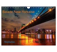 Balade New-Yorkaise, Manhattan (Calendrier mural 2026 DIN A4 horizontal), CALVENDO calendrier mensuel